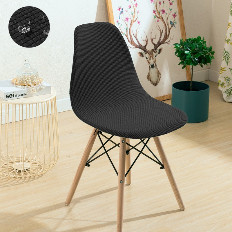Waterproof Shell Chair Cover Short Back Scandinavian Chair Covers