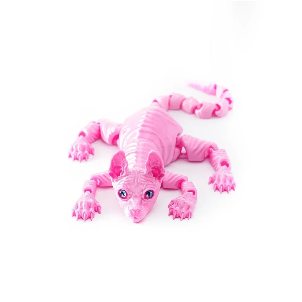 3D Printed Sphynx Cat Animals Decor