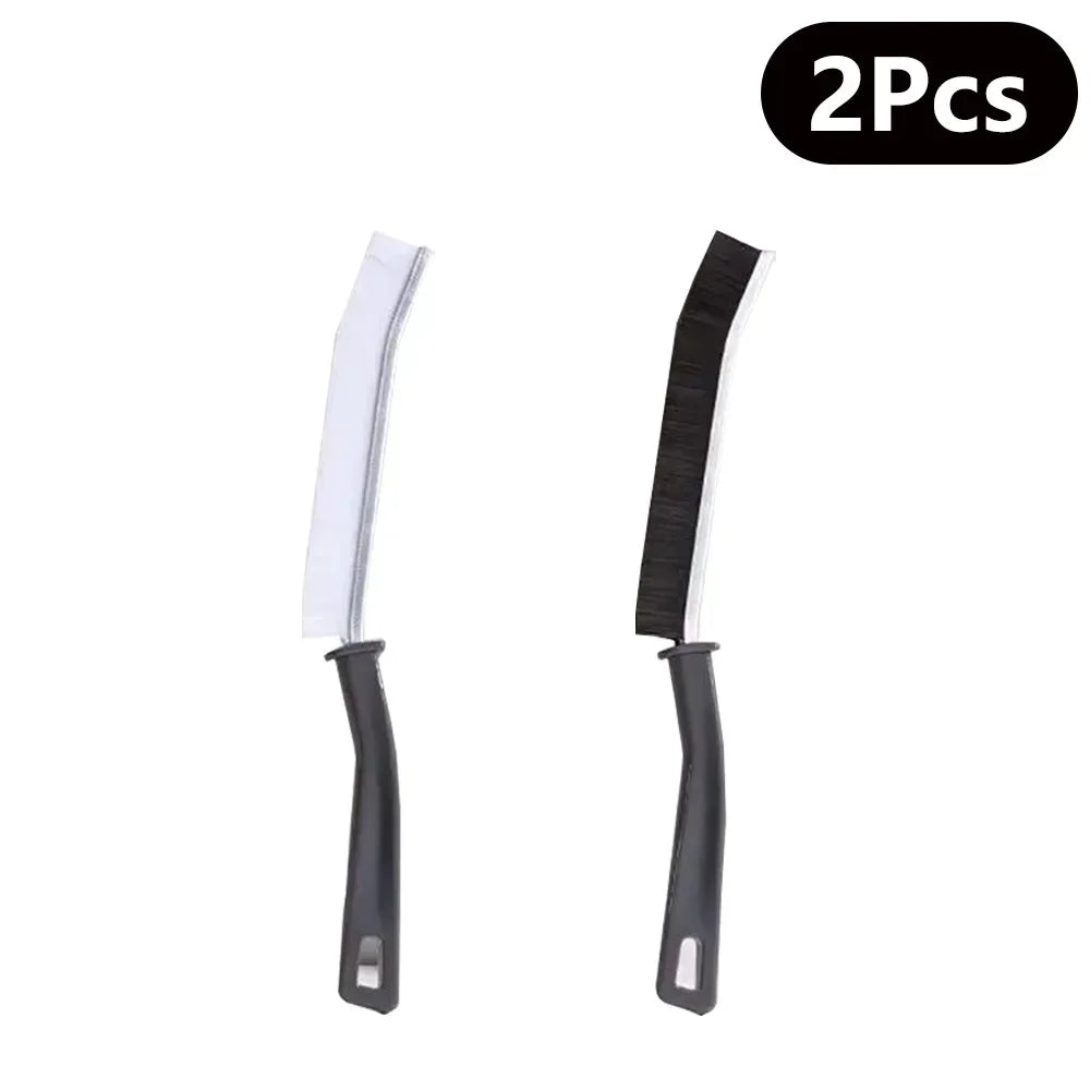 Cleaning Brush Hard-Bristled Crevice Cleaning Brush for Stiff Angled Bristles