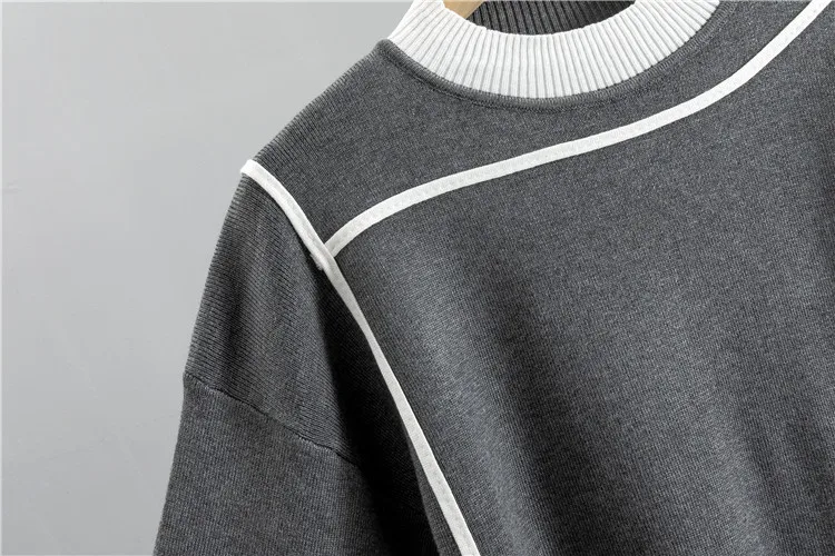 2025 Autumn Runway 2 Pieces Set Knitted Long Sleeve