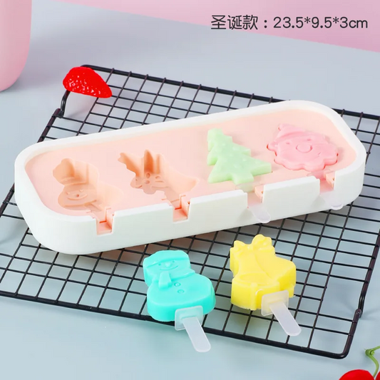 Popsicles Molds Kids Baby Cute Shapes