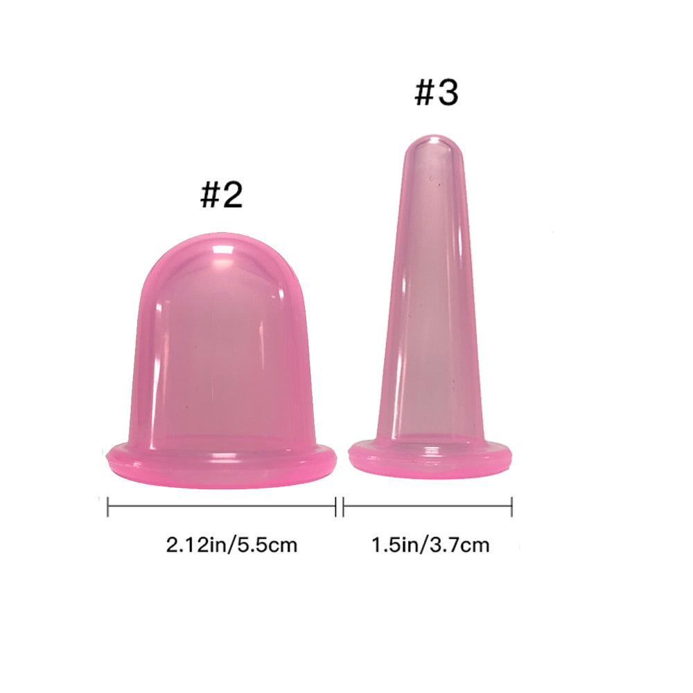 Silicone Vacuum Cupping Massage Jars Anti Cellulite Massage