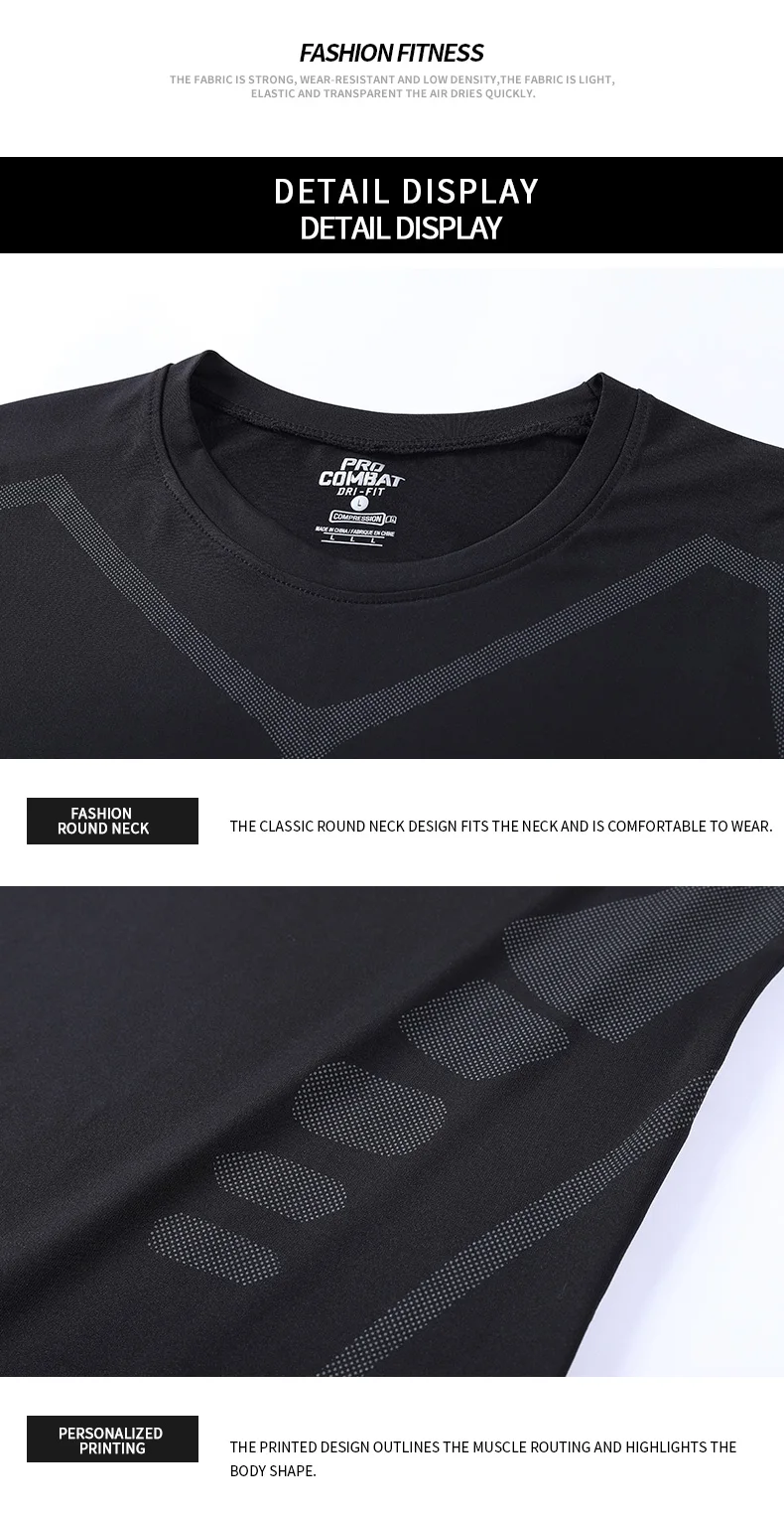 Quick Drying Tight Fitting Suit For Men'S Long Sleeve