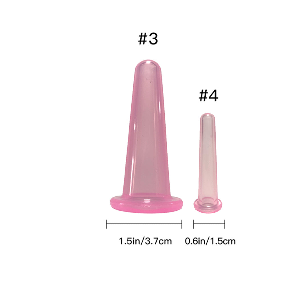 Silicone Vacuum Cupping Massage Jars Anti Cellulite Massage