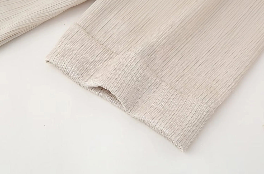 Women's Double-Breasted Loose Blazer Coat  set