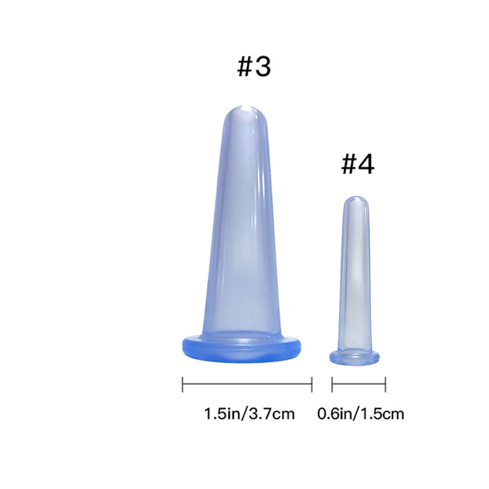 Silicone Vacuum Cupping Massage Jars Anti Cellulite Massage