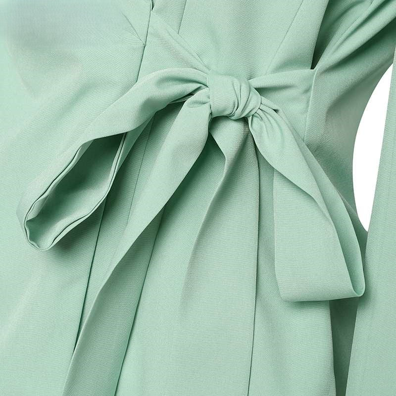 Fashion OL Tracksuits 2PCS Long Sleeve Lapel Neck Blazer