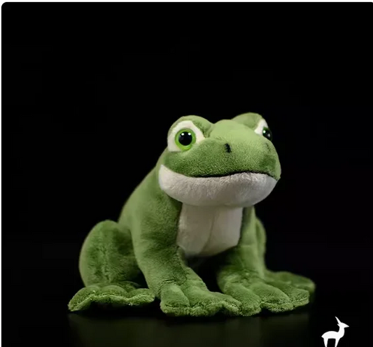 16cm Funny Cute Green Frog Plush Toy Soft StuffedAnial Frog