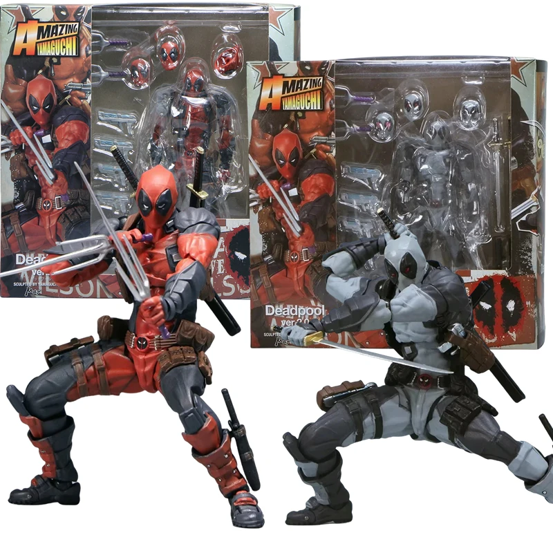 AMAZING YAMAGUCHI Deadpool & Wolverine 2.0 Grey Action Figure