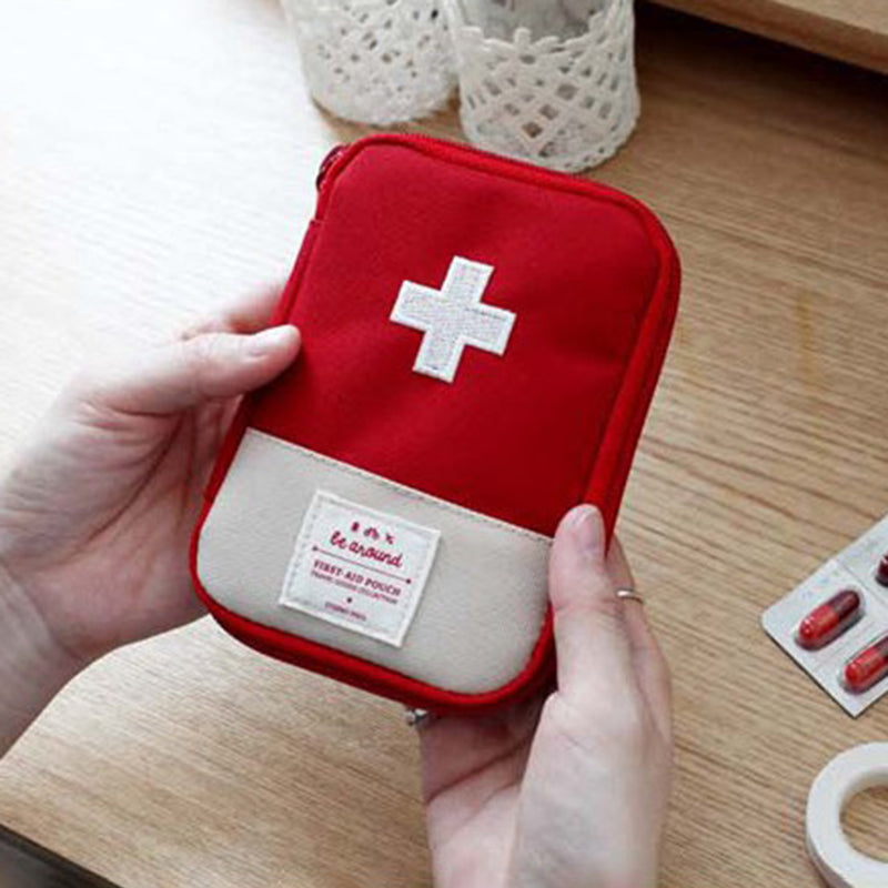 Mini Portable Medicine Bag Travel First Aid Kit