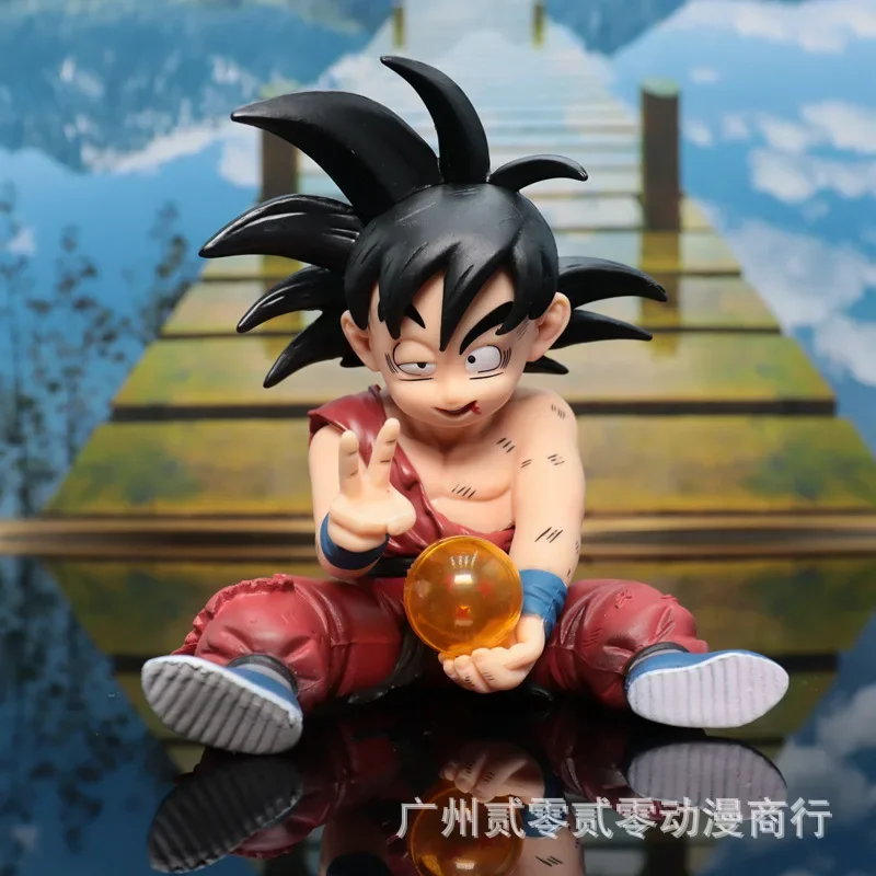 10cm Dragon Ball Z Anime Son Goku with the Crystal Ball