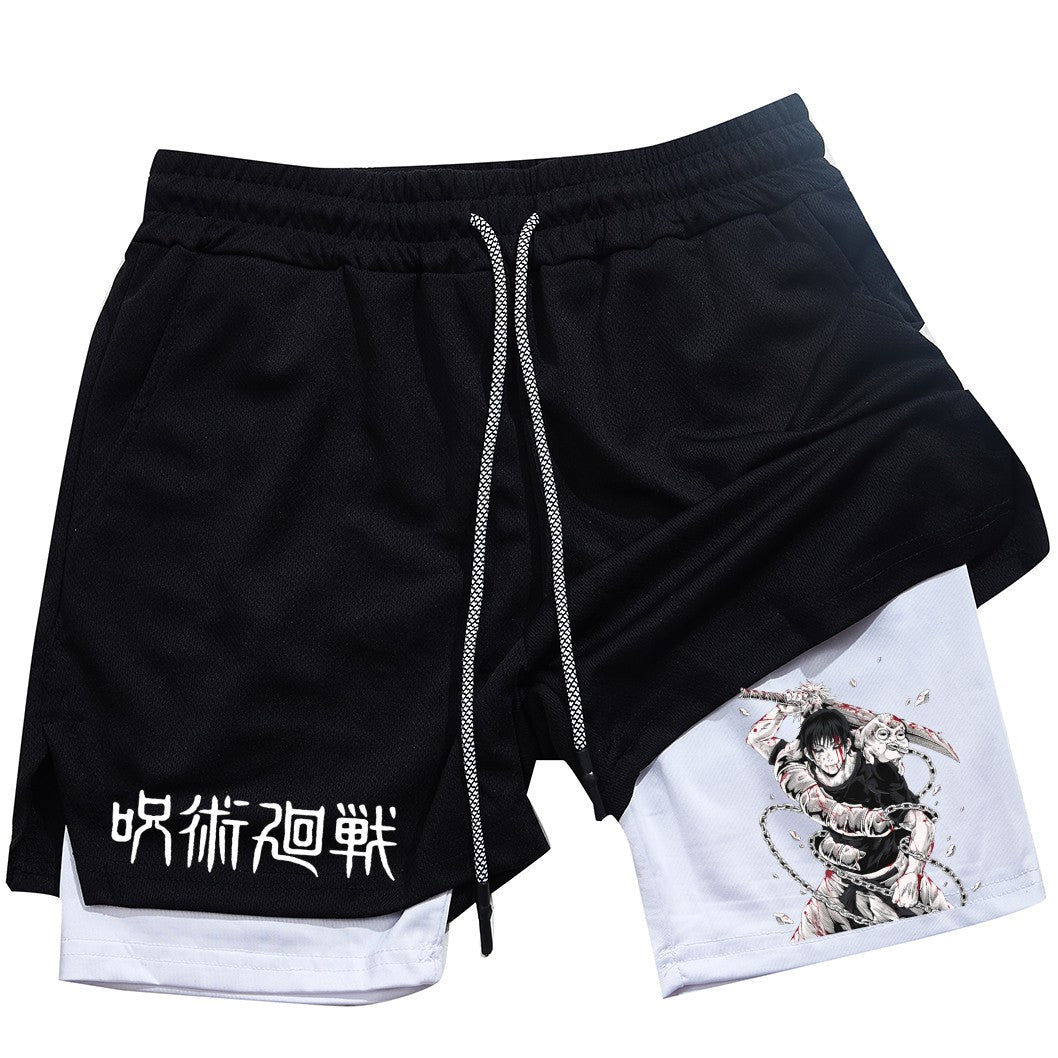 Performance Shorts Toji Printed Men GYM Casual Sports Shorts