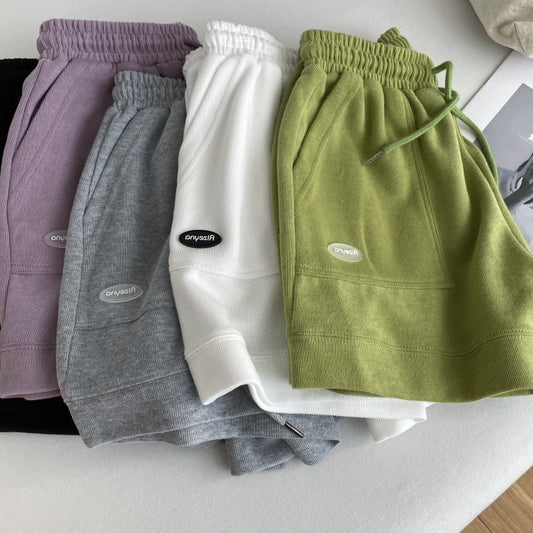 Women's comfortable loose wide-legged drawstring