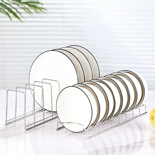 Kitchen Bowl Dish Organizer Stainless Steel Dish Holder