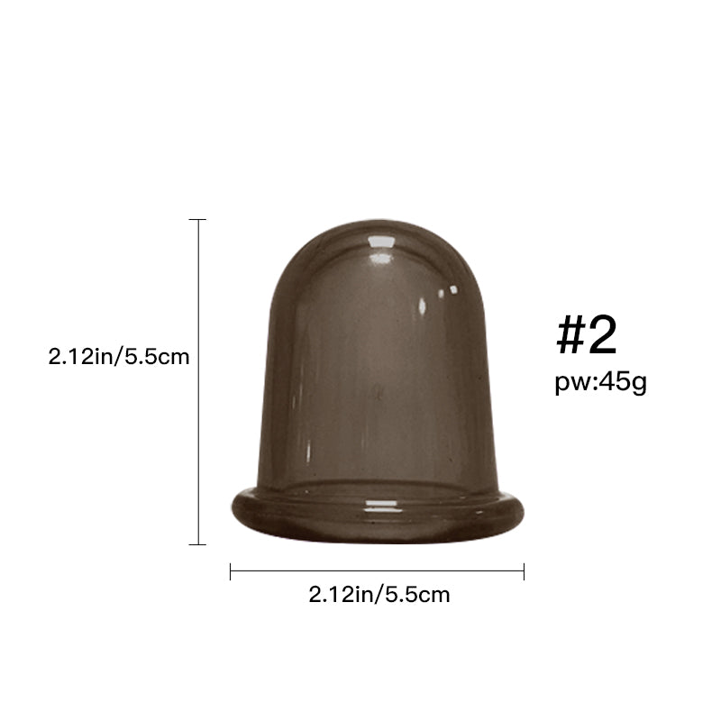 Silicone Vacuum Cupping Massage Jars Anti Cellulite Massage