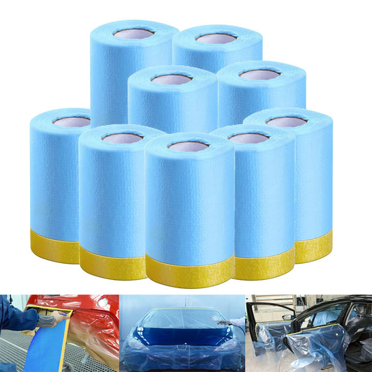 Pre-Taped Masking Film Plastic Sheeting