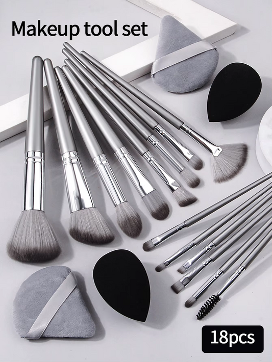 Soft Fluffy Makeup Brushes Set Eye Shadow Foundation