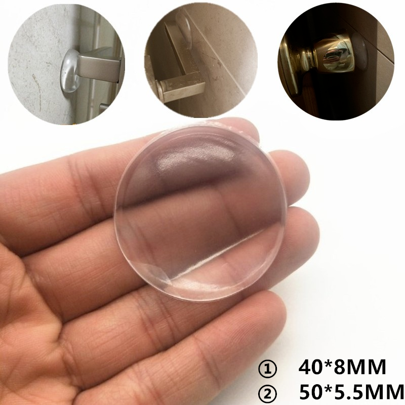 6pcs Transparent Soft Silicone Wall Protector