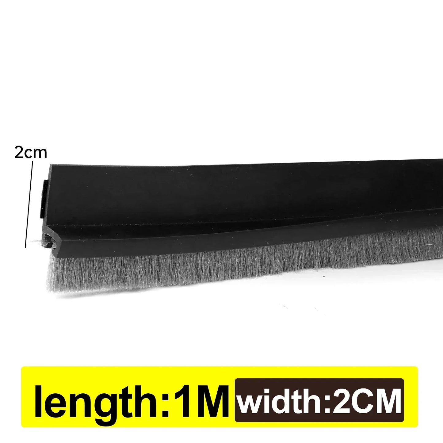 Door Bottom Brush Seal Strip with Brush