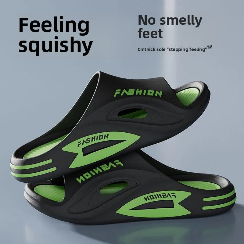 Men's Summer Outdoor Sports Anti-slip Wear-resistant Beach Two-use Cool Slippers