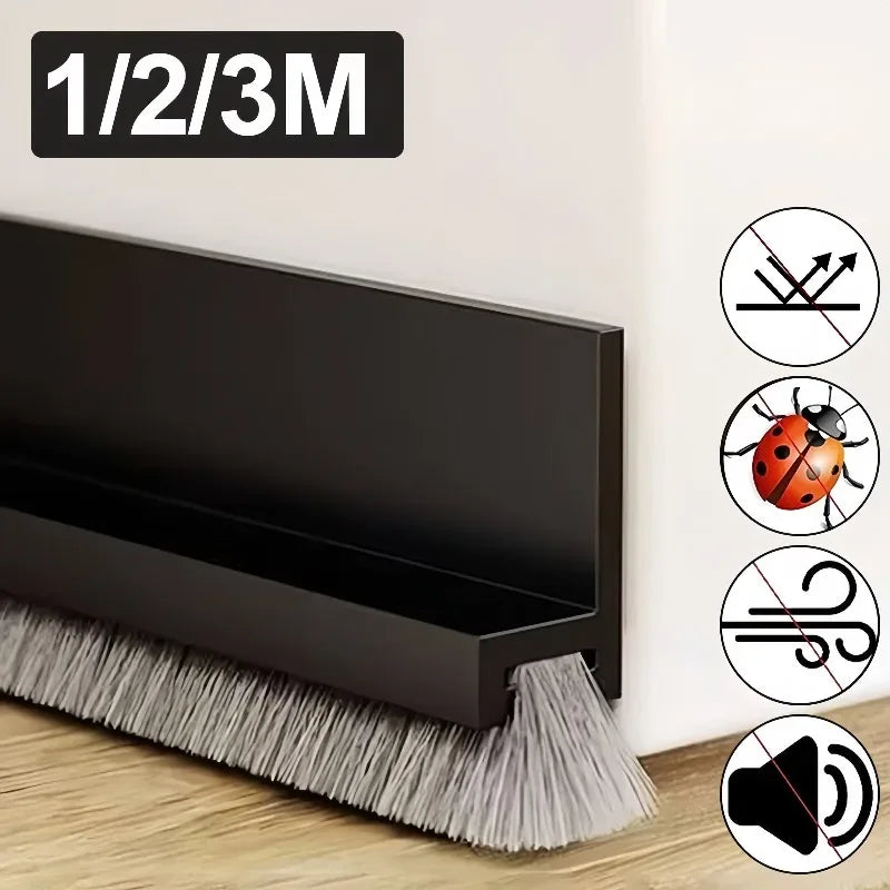 Door Bottom Brush Seal Strip with Brush