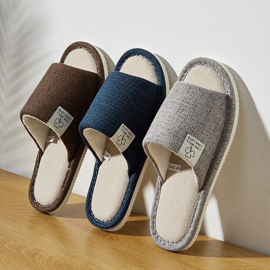 Home Linen Slippers For Men In Spring&Autumn