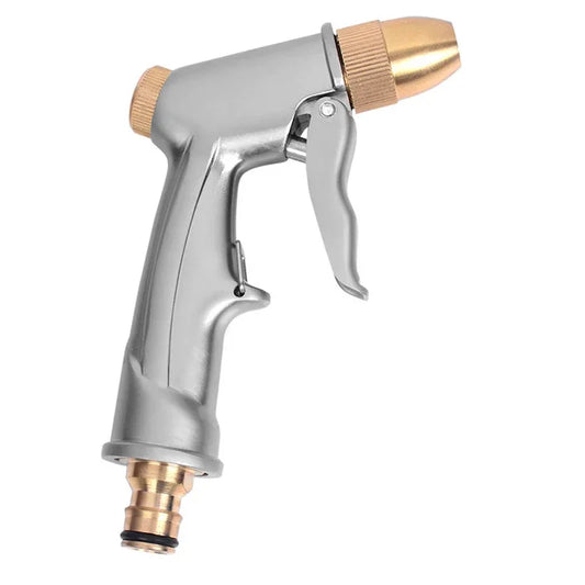 High Pressure Water Spray Gun Metal Brass Nozzle Garden Hose Pipe
