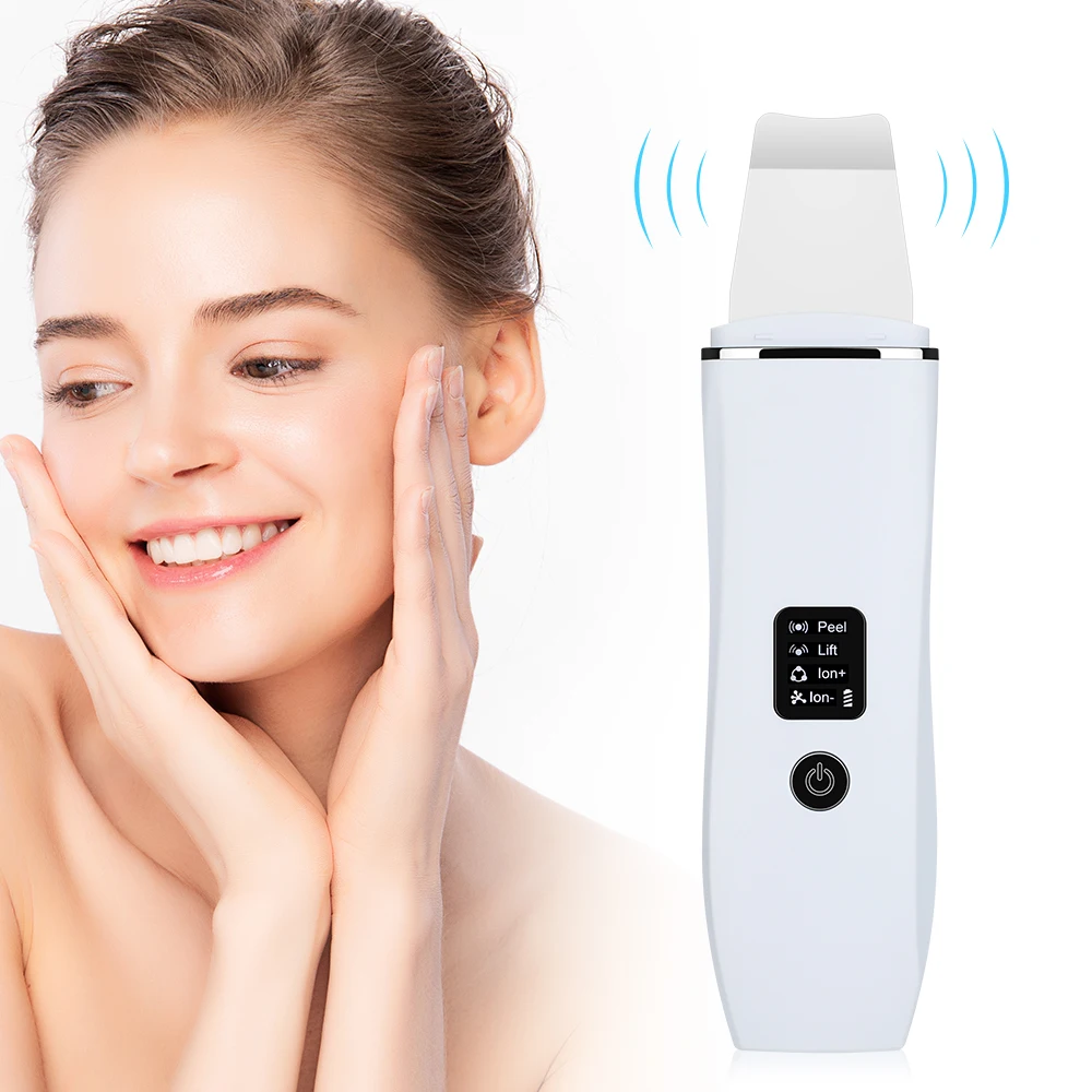 Ultrasonic Skin Scrubber Deep Face Cleaning
