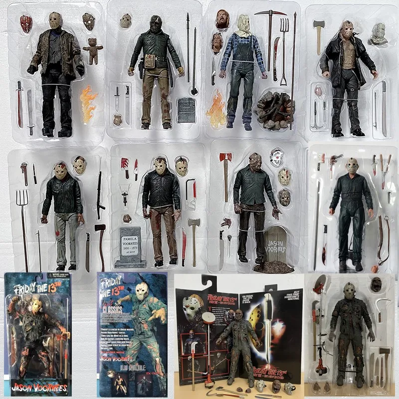 NECA Friday The 13th Figure Toys Freddy Jason  Action Figure