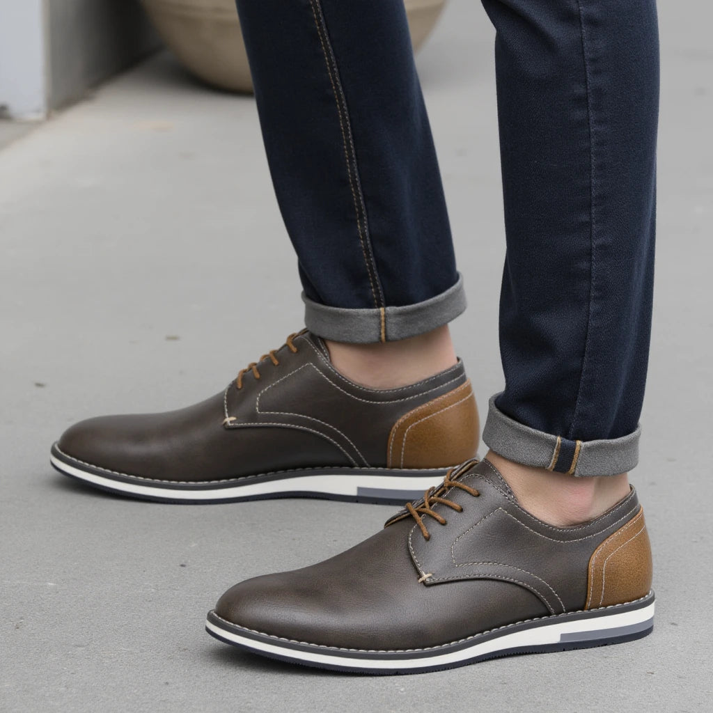 Men Shoes Comfortable Brand Fashion 2025 Leather Shoes Men