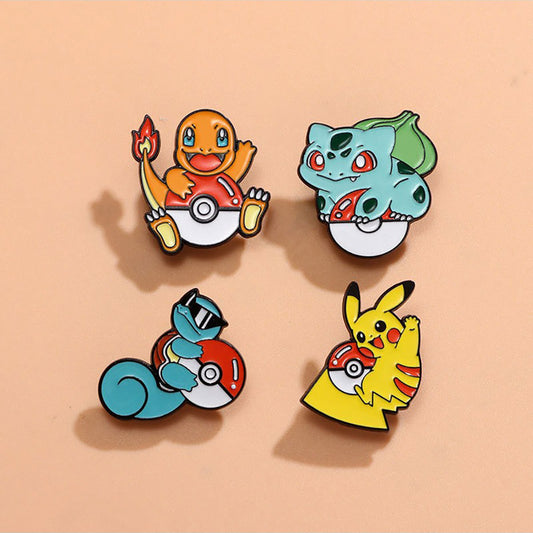 Pokemon Pikachu Anime Metal Badge