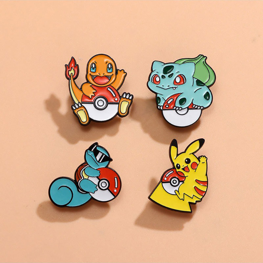 Pokemon Pikachu Anime Metal Badge