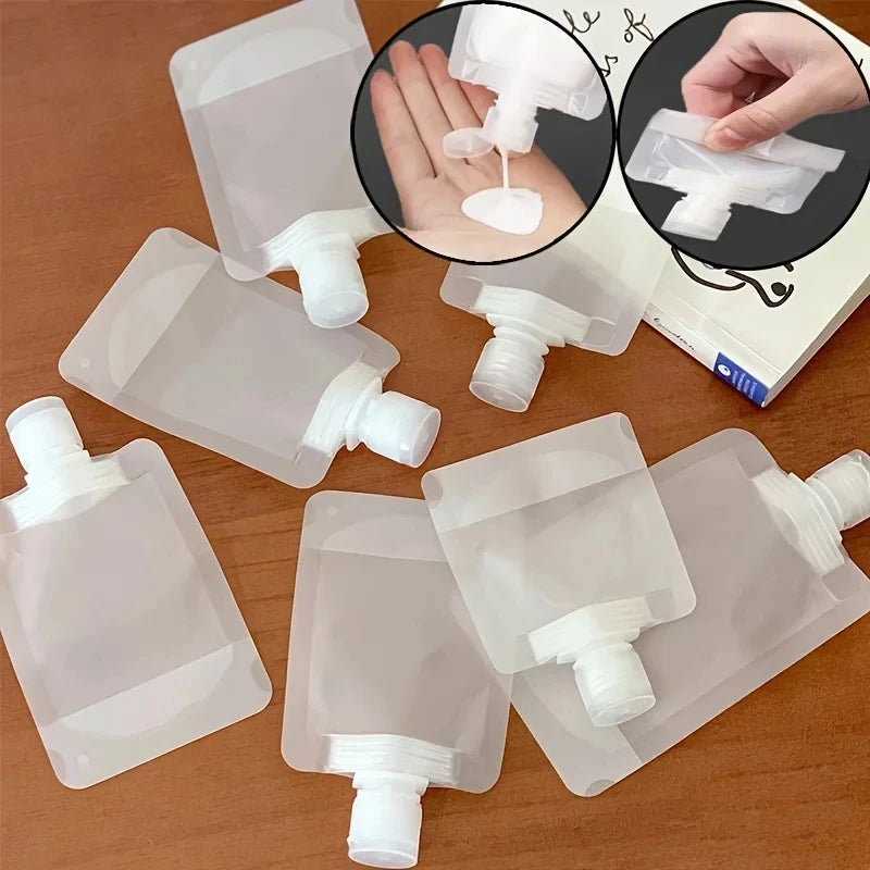 5Pcs Travel Empty Squeeze Bags Lotion Dispensing Bag