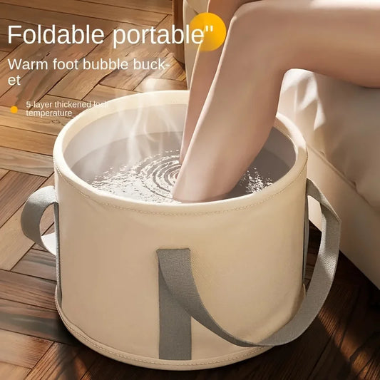 Foot bath tub equipped with advanced temperature control massage function