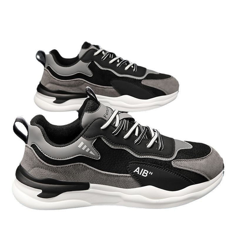 2025 men's shoes autumn leather sports shoes