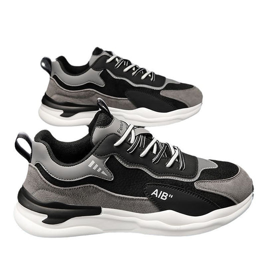 2025 men's shoes autumn leather sports shoes