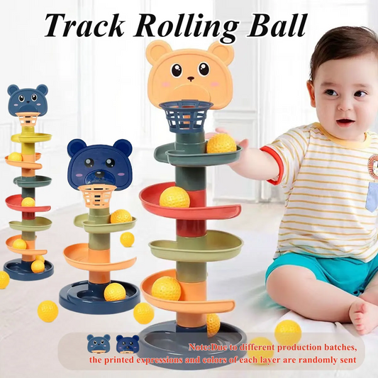 7 Layers Baby Track Rolling Ball Toy