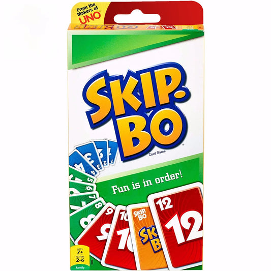 Mattel Games UNO:SKIP BO Card Game
