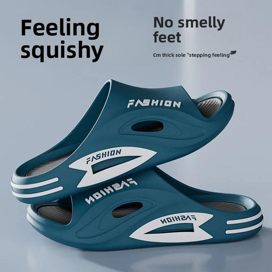 Men's Summer Outdoor Sports Anti-slip Wear-resistant Beach Two-use Cool Slippers