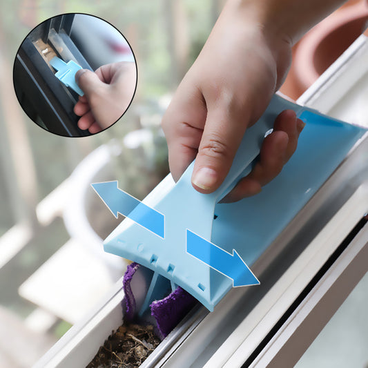 Window Groove Cleaning Brush Foldable