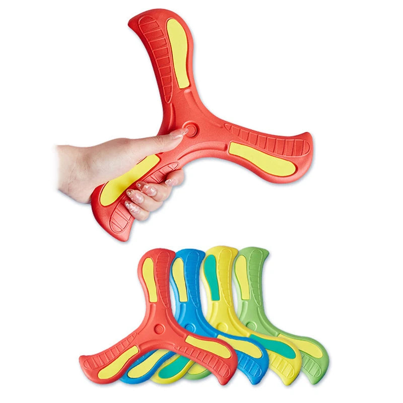 Children Boomerang Soft Three-leaf Cross Adult-kids Interactive Outdoor Toy