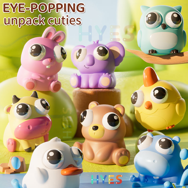 Pop Eye Squeeze Cartoon Animal Sensory Toys