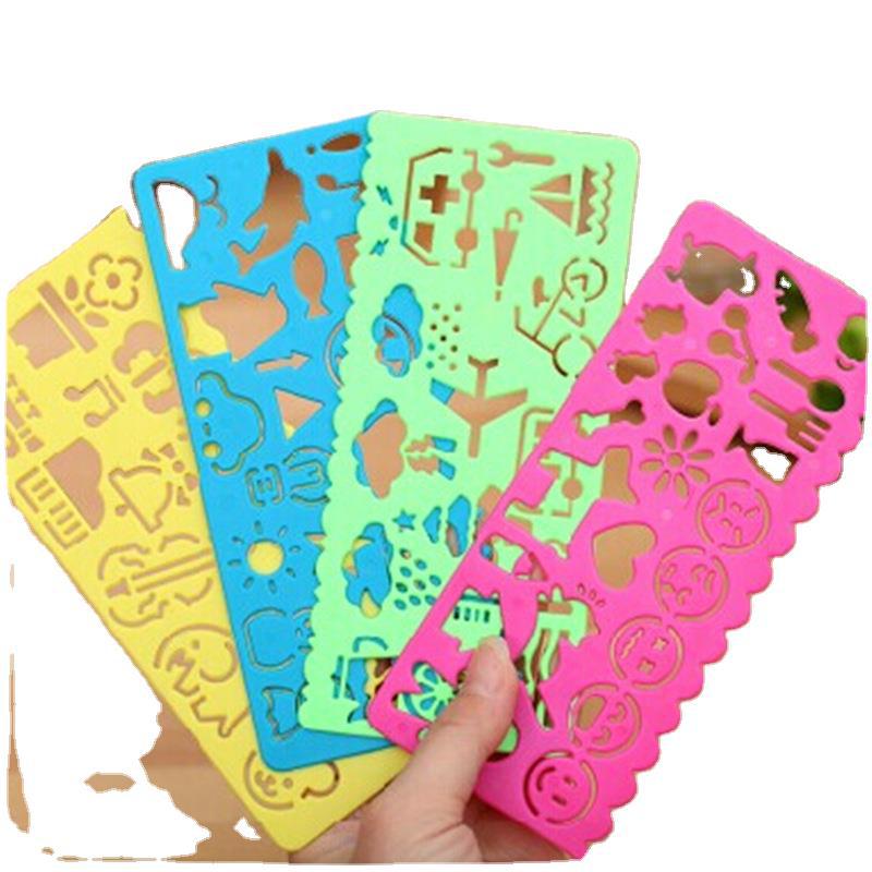 Cartoon Children Speed Hua Chi Drawing Template