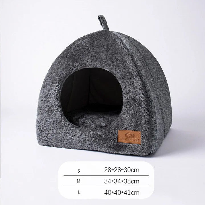 New Triangle Cat Nest Closed Cat House Pet