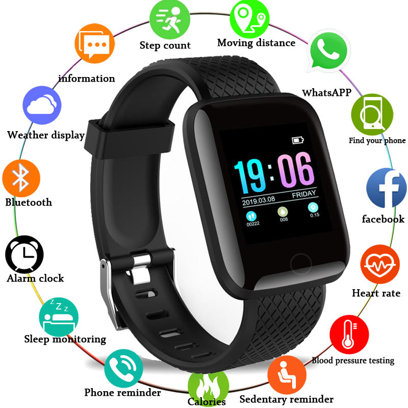 Smart Watch Men Blood Pressure Waterproof Smartwatch