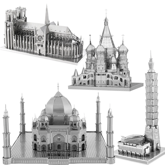 3D Metal Puzzle model kits DIY Laser Cut Puzzles Jigsaw Toy