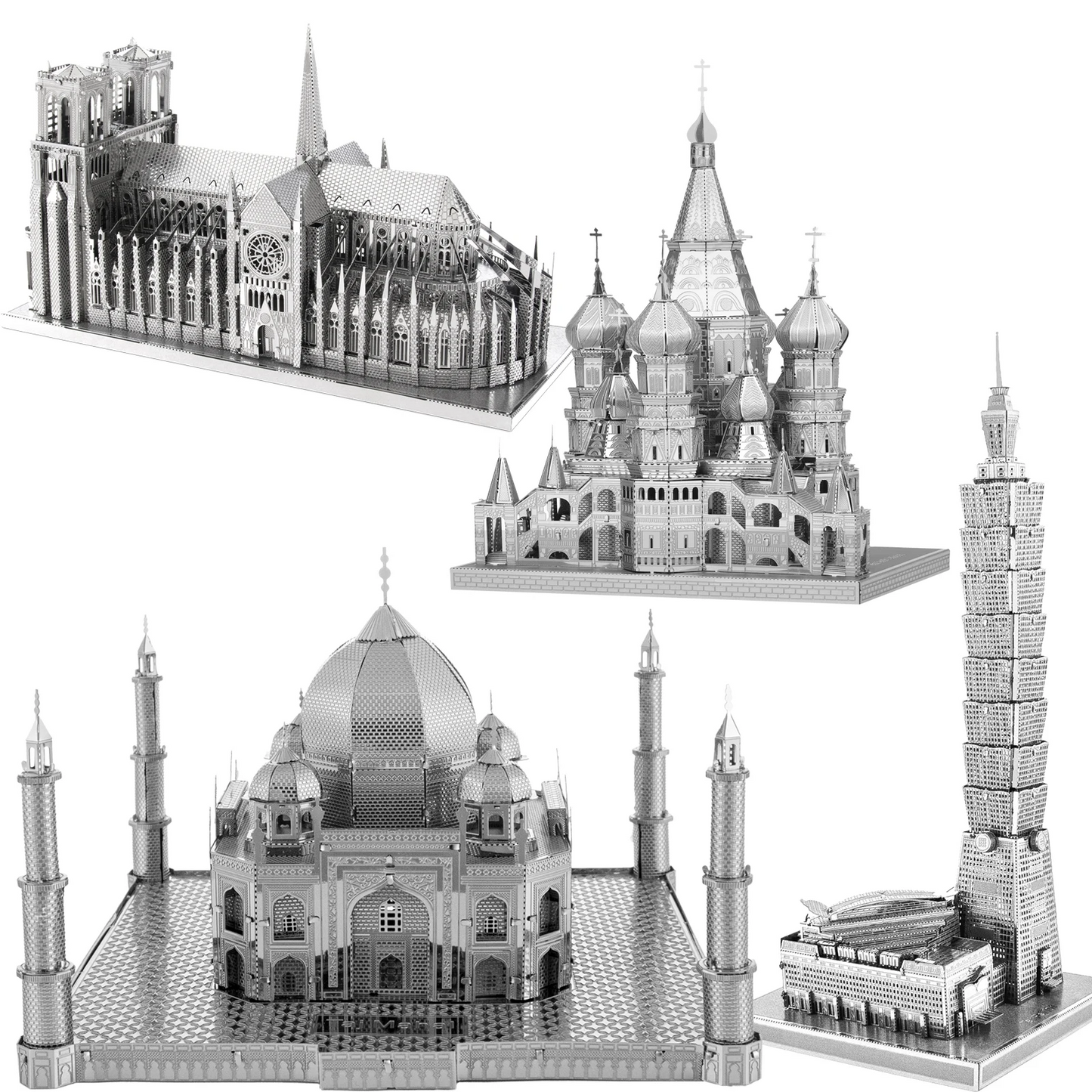 3D Metal Puzzle model kits DIY Laser Cut Puzzles Jigsaw Toy