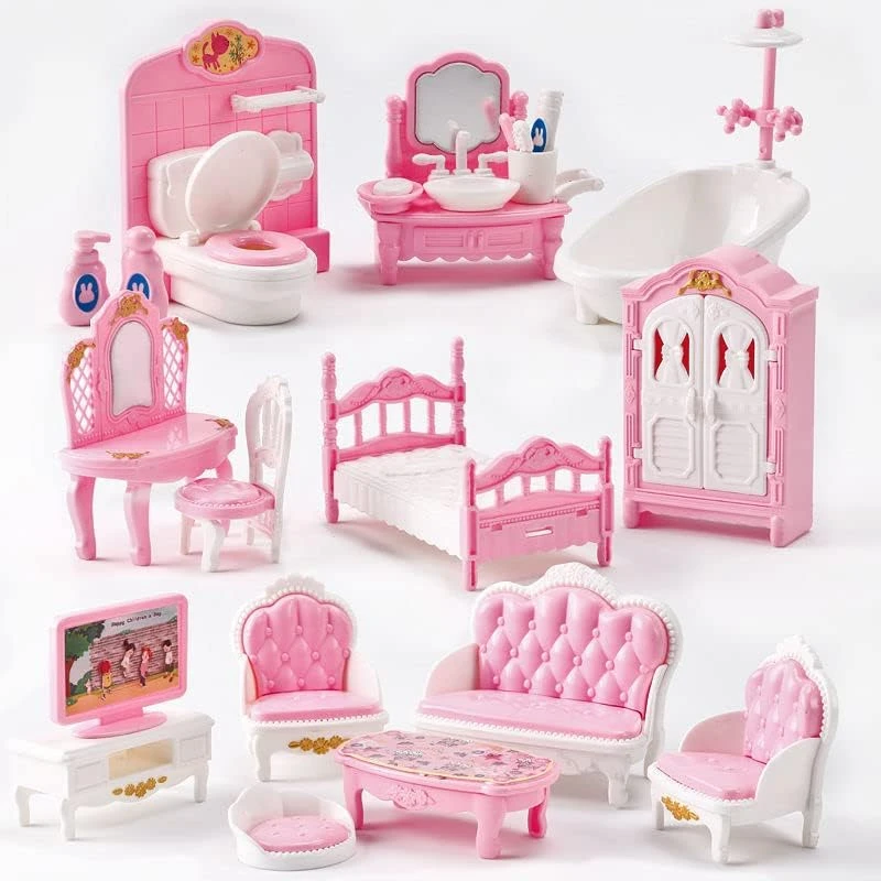 1:12 Miniature Home Furniture Set, Doll Accessories