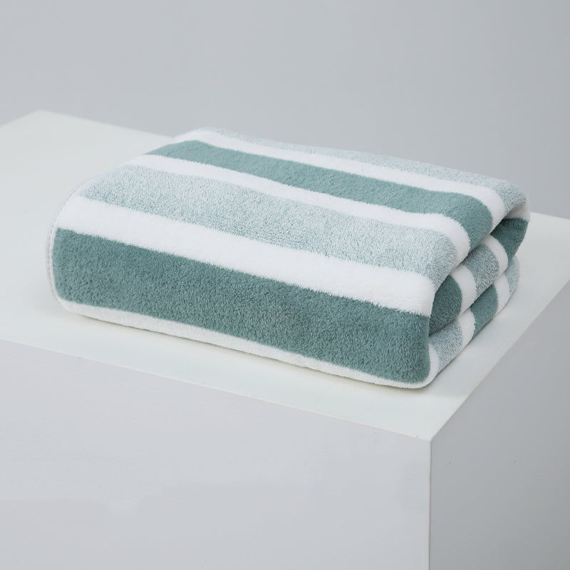 1 Pc Thickened Absorbent Bath Towel Soft Face Towel for Home