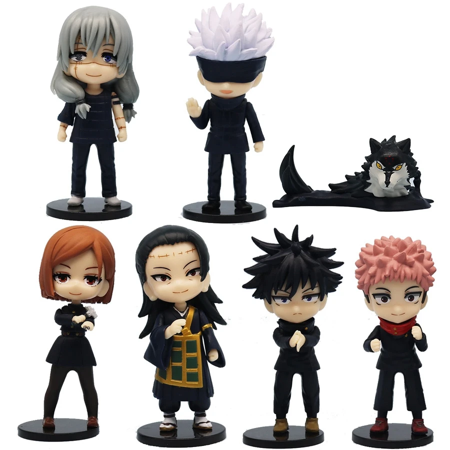 7PCS Jujutsu Kaisen Anime Figure Geto Suguru/Mahito Action Figure